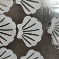 thumbnail image 5 of HONMEET Bathroom Anti- Stickers 22 Pcs White PEVA Shell Shape Non- Safety Decals for Bathtub Shower, 5 of 6