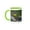 Green/White, variant on 3drose, Painted Bunting Bird, Hill Country, Texas - Na02 Rnu0221 - Rolf Nussbaumer, 11oz Magic Transforming Mug
