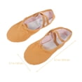 thumbnail image 2 of 1 par de zapatos de ballet de suela suave a la moda, zapatos de práctica de baile de ballet, zapatos de ballet de yoga para niñas y mujeres, 2 of 7