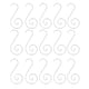 thumbnail image 2 of Juego de ganchos en forma de S decorativos de acero inoxidable sin oxidación, 600 Uds., ganchos decorativos en forma de S para Navidad, 2 of 8