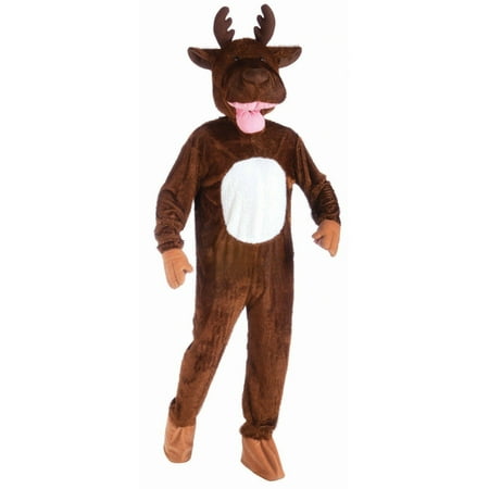 Co-Mascot-Plush Moose Adult Costume