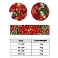 thumbnail image 6 of Xipuska Merry Christmas Bed Runners for Queen Size Bed, Decorative Bed Throws for Foot of Bed, Xmas Tree Balls Pine Needles Bells Bed Runner Sofa Throw Bedding Scarf Protector Slipcover for Bedroom, 6 of 6