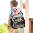 thumbnail image 7 of ALAZA Clear Backpack Turtle Tie Dye PVC Transparent BookBag, 7 of 7