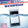 thumbnail image 3 of Porta tarjetas MIFFLIN VERHLD000CLR vertical de PVC transparente resistente al agua pack de 250 unidades, 3 of 5
