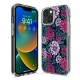 thumbnail image 3 of Mundaze - Case for Apple iPhone 15 Pro Max Slim Shockproof Hard Shell Soft TPU Heavy Duty Protective Phone Cover - Vintage Pink Flowers and Leaves, 3 of 5