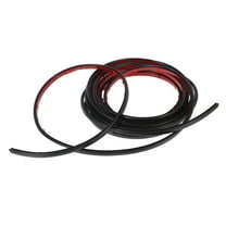 Masteelf Black Self Adhesive Door Seal Strip Soundproof And Draft Proof Reduces Noise Prevents Air Leaks Ideal For Home Office Windows And Sliding Doors