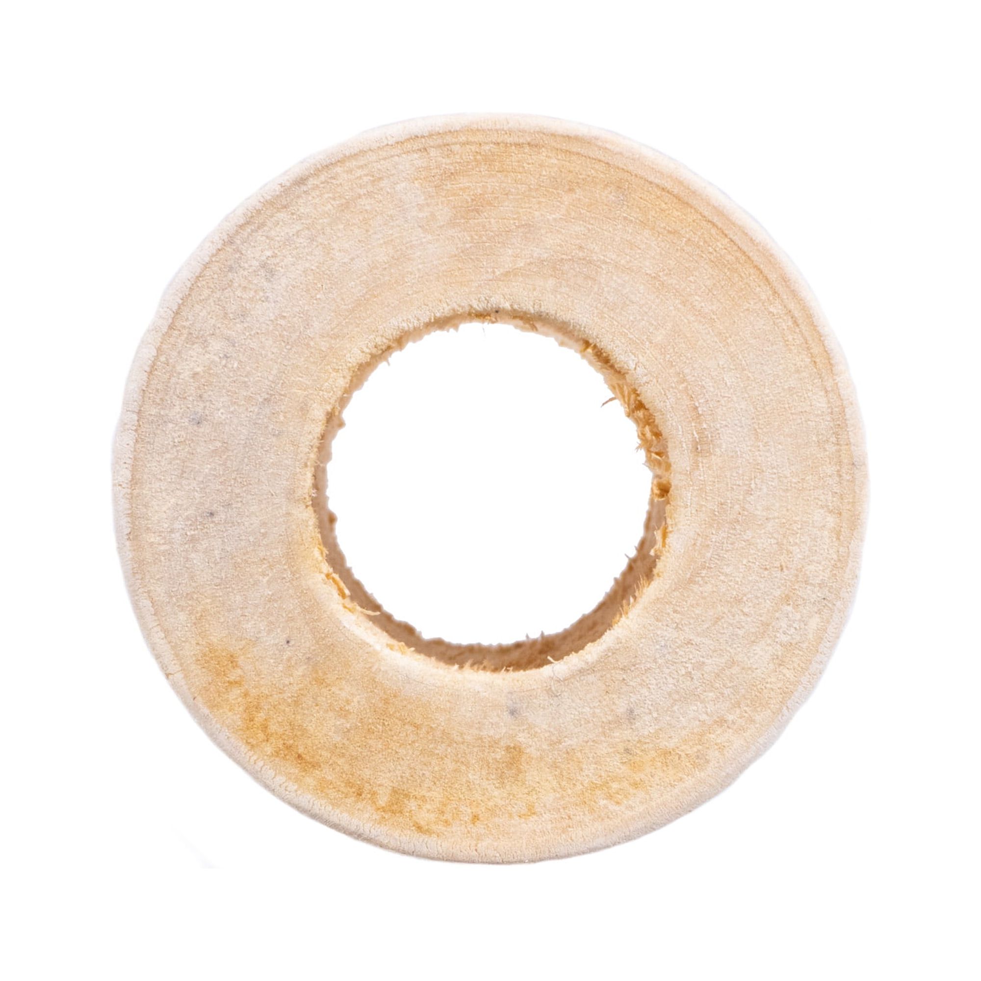 Craft County Natural Wood Cylinder Beads with 1 1/2 Inch Diameter and 1 3/8 Inch Height - Multiple Pack Sizes Available - For Macrame, Home Decor, DIY Projects, and More