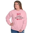 thumbnail image 4 of Funny Matching BFF Set for Besties Women Crewneck Sweatshirt Brisco Brands 2X, 4 of 7