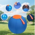 thumbnail image 2 of Herding Ball for Dogs 18", Durable Large Breed Dog Training Toy with Pump, Anti-Burst Outdoor Herding Ball for Australian Shepherd Cattle Dogs Blue, 2 of 7
