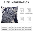 thumbnail image 5 of JEUXUS  Cute Nautical Animal Pillow Cover,Square  Decorative Canvas Pillow Cover for Nautical Style Deco, 5 of 5