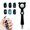Black, variant on Cat Eye Magnet for Nails, Strong Nail Art Tool with Silicone Handle