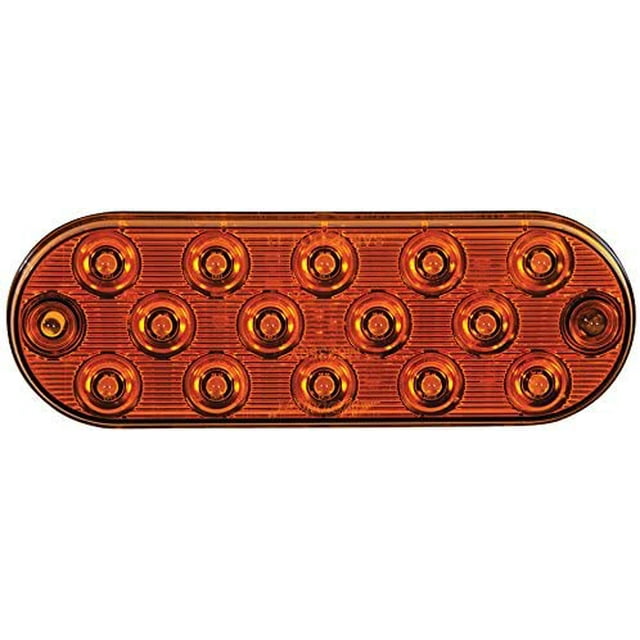 Maxxima (M63350Y) Amber Oval Ultra-Thin Profile LED Park/Rear/Turn Light