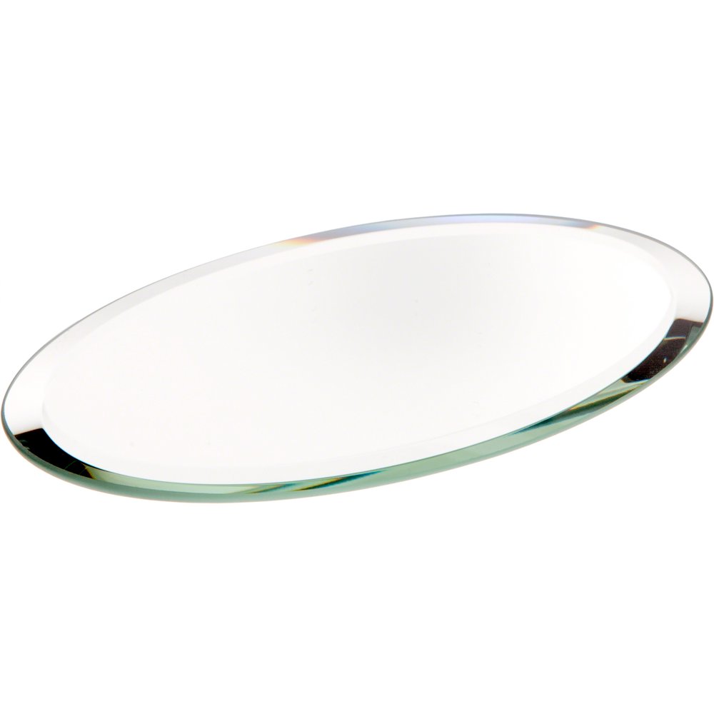 Beveled Glass Mirror, Oval 3mm 3" x 5"