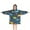 DarkBlue Colorful Dinosaurs-1, variant on DarkBlue Colorful Dinosaurs Pattern Blanket Hoodies for Kids 6-13YR Oversize Wearable Blanket Hoodies for Boys Girls Teens