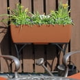 thumbnail image 2 of RTS Companies 5602-000200-5381 Urban Planter 30 in.x10 in. with Stand- Terra Cotta, 2 of 9