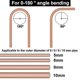 thumbnail image 4 of 180-degree Pipe Bender Four-slot Combination Multi-purpose Pipe Bender Copper And Aluminum Thin Pipe Bending Tool (1 Piece, Black), 4 of 5