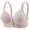 Light Pink, variant on Underwire Bras For Women Wireless Push-Up Front Closure Lifting Anti-Sag Plus Size Solid Color Adjustable Strap Support Light Pink 46
