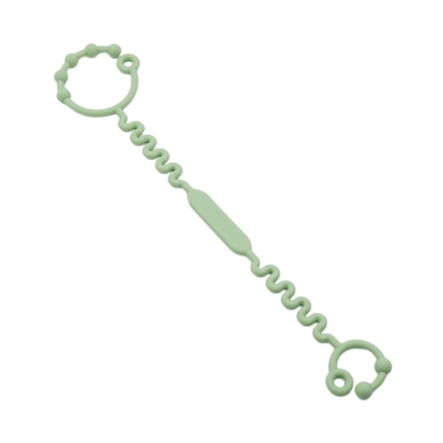 Silicone Pacifier Clip,Pacifier Clips Anti lost Rope Strap Clip Cribs,Newborn Adjustable Silicone Toy Leash Holder,Toy Straps for silicone Pacifier Clip,Toy Leash Holder Pacifier Light green Sunnimix Clip de chupete de silicona