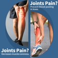 thumbnail image 4 of 2 Pairs Open Toe Zipper Copper Compression Socks for Women & Men Circulation 15-20 mmHg is Best Support for Athletic Running Cycling, Nursing, Travel, 4 of 7
