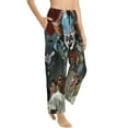 thumbnail image 2 of It Pennywise Horror Women's Pajama Pants, Comfy All Over Print Lounge Pants Casual Sleepwear with Pockets & Drawstring, 2 of 8