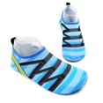 thumbnail image 1 of Zapatos de agua para hombre que evitan resbalones, zapatos de playa para nadar de secado rápido y engrosados ​​para bucear, surfear, kayak, azul 42-43, 1 of 10