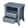 thumbnail image 5 of ACME Colt 2-Drawer Wooden Nightstand in Gray, 5 of 7