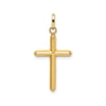 thumbnail image 3 of 14K Gold Polished Hollow Latin Cross Charm, 3 of 4