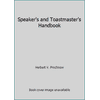 Speaker's and Toastmaster's Handbook, Used [Hardcover]