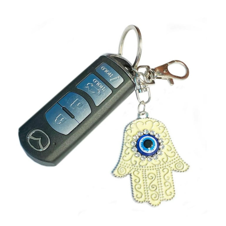 Evil Eye Keychain for Women Protection Good Luck Charms Key Chain for Car  Keys Holder Bag Purse