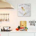 thumbnail image 4 of Stupell Industries Chicken Farm Fresh Vintage Sign Watercolor Style Sign Canvas Wall Art Design by Avery Tillmon, 36" x 36", 4 of 4