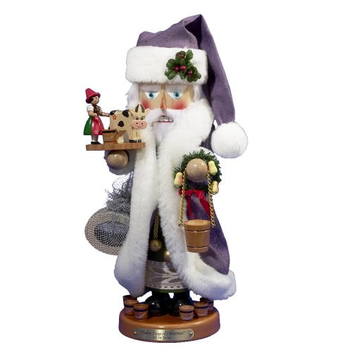 Steinbach Kurt Adler Édition Limitée de 18 Pouces Douze Jours de Noël à Remontage Musical Huit Servantes Casse-Noisette de Traite