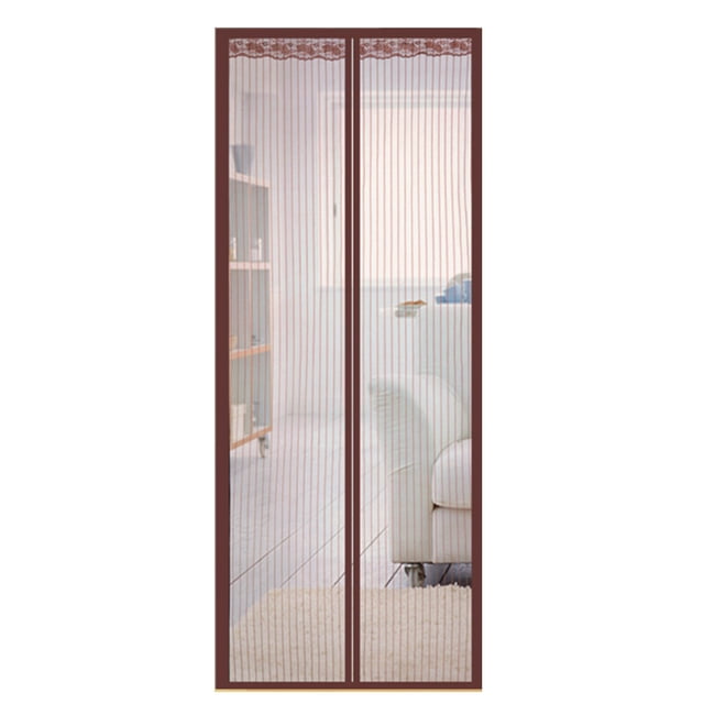 Coofit Magnetic Screen Door Summer Creative Front Door Screen Curtain Door Curtain