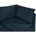 thumbnail image 5 of Meridian Furniture Mackenzie Navy Durable Linen Textured Modular Sofa, 5 of 9