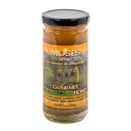 Moses Brand Gourmet Mild Green Chile Honey 12oz Jar
