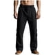 thumbnail image 2 of Ceisia Men's Trendy Solid Color Gift Straight Leg Casual Beach Workwear Trousers with Pockets, 2 of 6