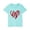 Blue, variant on Shirts for Girls Short Sleeves Crewneck Casual Comfortable Soft Top Shirt Kids Clothes Gray 4 T