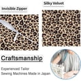 thumbnail image 6 of Leopard Print Throw Pillow Covers Home Decor 18x18 Inch Cute Cheetah Print Decorative Pillowcase Cushion Cover for Bed Sofa Couch, 2 Sets, 6 of 6