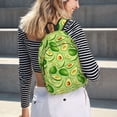 thumbnail image 6 of Yiaed Green Avocado Print Backpack, Premium Laptop Backpack, Travel Backpack for Women, Lightweight Backpacks, Comfortable Back Pack-Small, 6 of 7