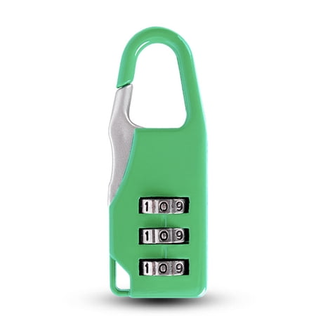 Yokua 3 Digit Mini Lock Small Combination Resettable Padlock School Bag Suitcases
