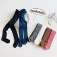 thumbnail image 2 of 6Packs Baby Girl Tights Thick Cable Knit Leggings Stockings Cotton Pantyhose for Newborn Infant Toddler, 2 of 6