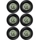 thumbnail image 1 of Mini Termómetro Digital LCD Higrómetro Temperatura Humedad RH Termo Higrómetro Indicador para Oficina Cocina Humidores Incubadoras Reptiles (2PCS - B) 45*15.5mm, 1 of 1
