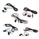 thumbnail image 4 of Modelos de explosión cableado trenzado auriculares chapados en la oreja teléfono móvil MP3, 4 of 8