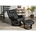 Relaxzen 8Motor Massage Recliner with Lumbar Heat and Ottoman