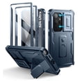 thumbnail image 1 of Dexnor for Samsung Galaxy S24 Ultra Case with Built-in Slide Camera Cover & Screen Protector & Kickstand, Shockproof Rugged Case Full-Body Bumper Protective Cover for Galaxy S24 Ultra 2024, Blue, 1 of 7