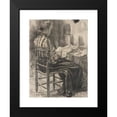 thumbnail image 2 of Max 14x18 Black Modern Framed Museum Art Print Titled - Woman Reading (1905), 2 of 5