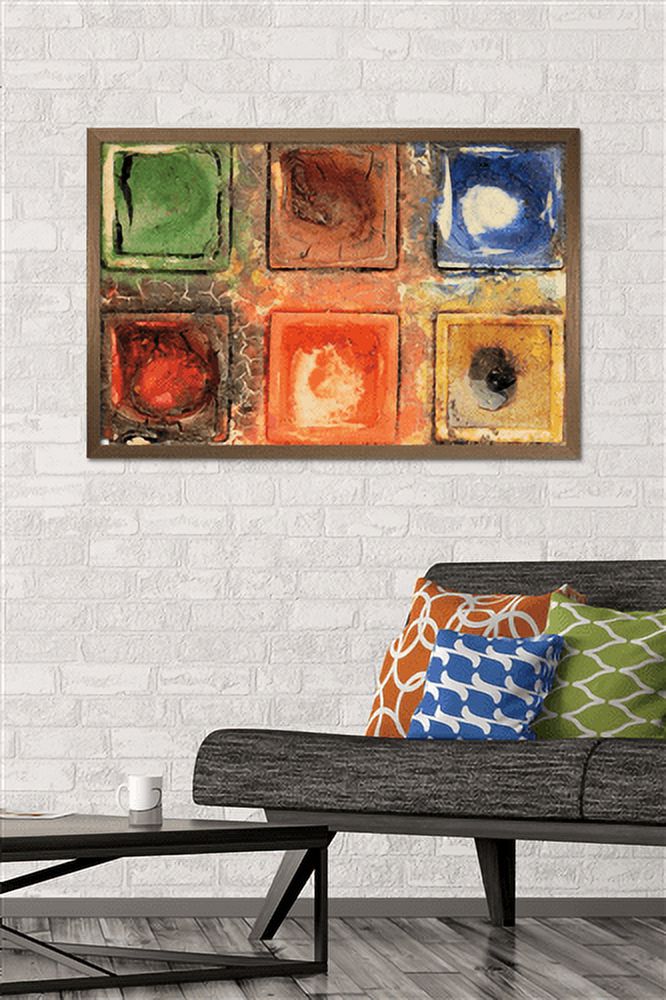 Tom Quartermaine - Lovely Old Paints Wall Poster, 22.375" x 34", Framed