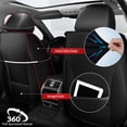 thumbnail image 4 of Car Seat Covers Fit for BMW X1 2013-2020 Premium Leather Seat Cover Car Seat Protector Compatible with Airbag Red,Front Set(2 Seats), 4 of 7