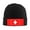 Black, variant on Swiss Flag Beanie Hat Men Women Warm Printed Cap Knit Beanies Hats Outdoor Winter Red