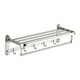 thumbnail image 1 of Estante de almacenamiento Gloria acero inoxidable colgante organizador de barra de toalla, 1 of 9