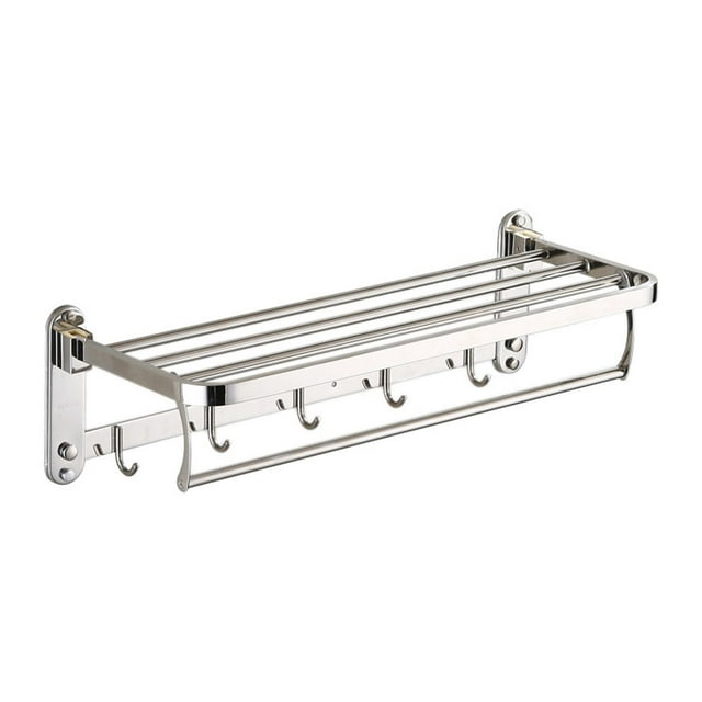 Estante de almacenamiento Gloria acero inoxidable colgante organizador de barra de toalla